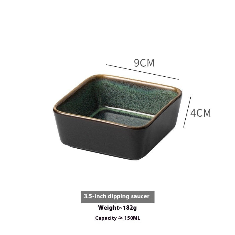Square Ceramic Accent Dish - Small Size