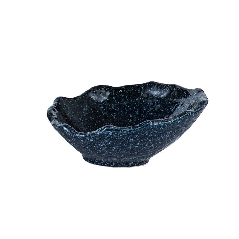 Irregular Ceramic Fruit Bowl - Glazed Finish