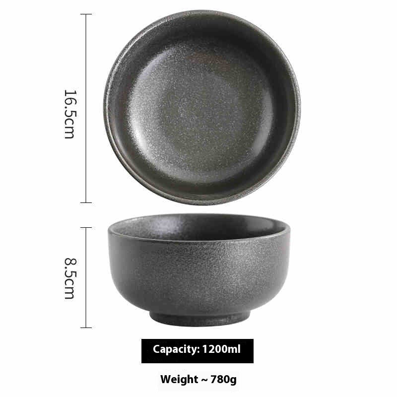 Classic Glazed Ceramic Soup Bowl - 6 Inch
