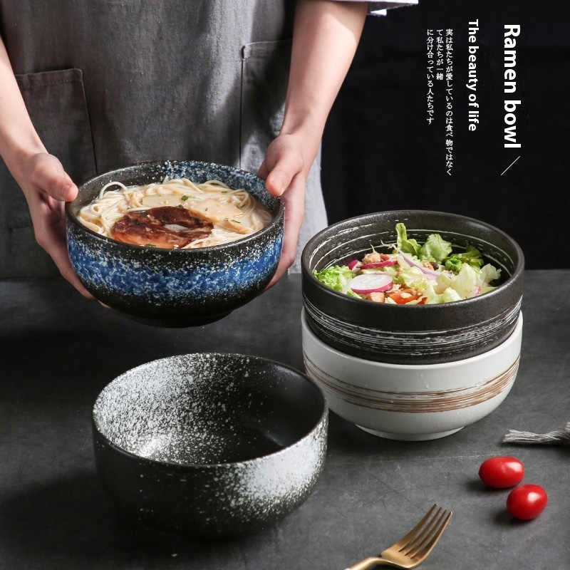 Classic Glazed Ceramic Soup Bowl - 6 Inch