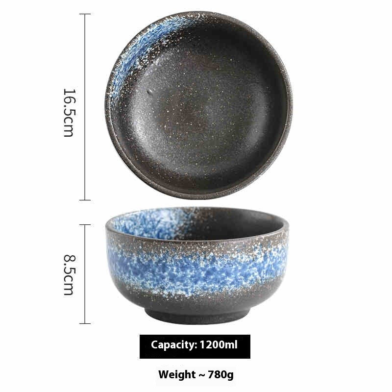 Classic Glazed Ceramic Soup Bowl - 6 Inch