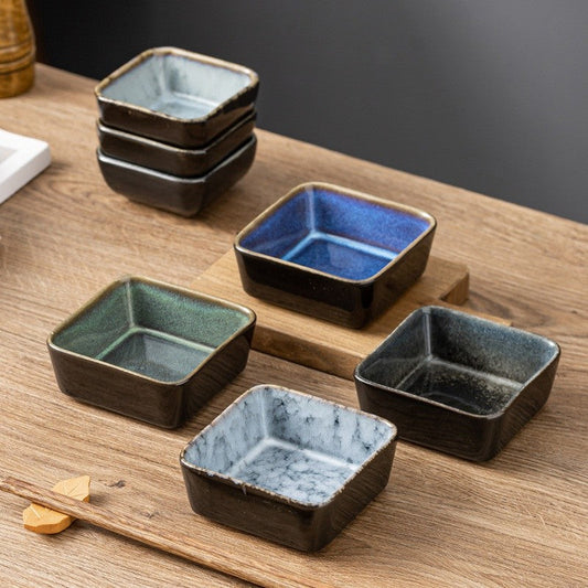 Square Ceramic Accent Dish - Small Size