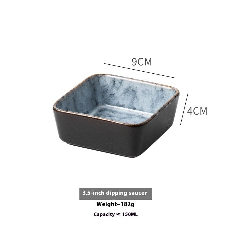 Square Ceramic Accent Dish - Small Size