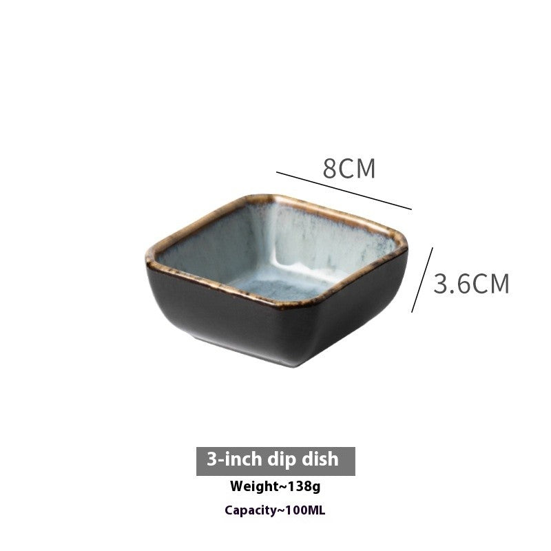 Square Ceramic Accent Dish - Small Size