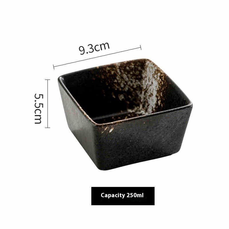 Square Ceramic Seasoning Dish - Underglaze