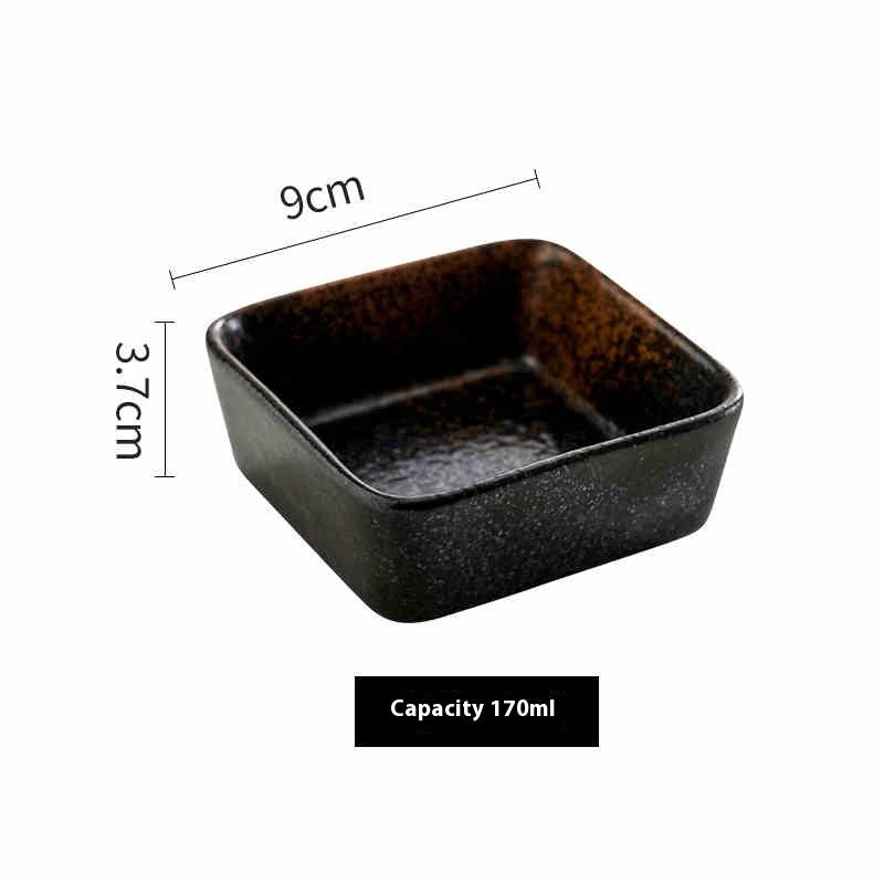 Square Ceramic Seasoning Dish - Underglaze