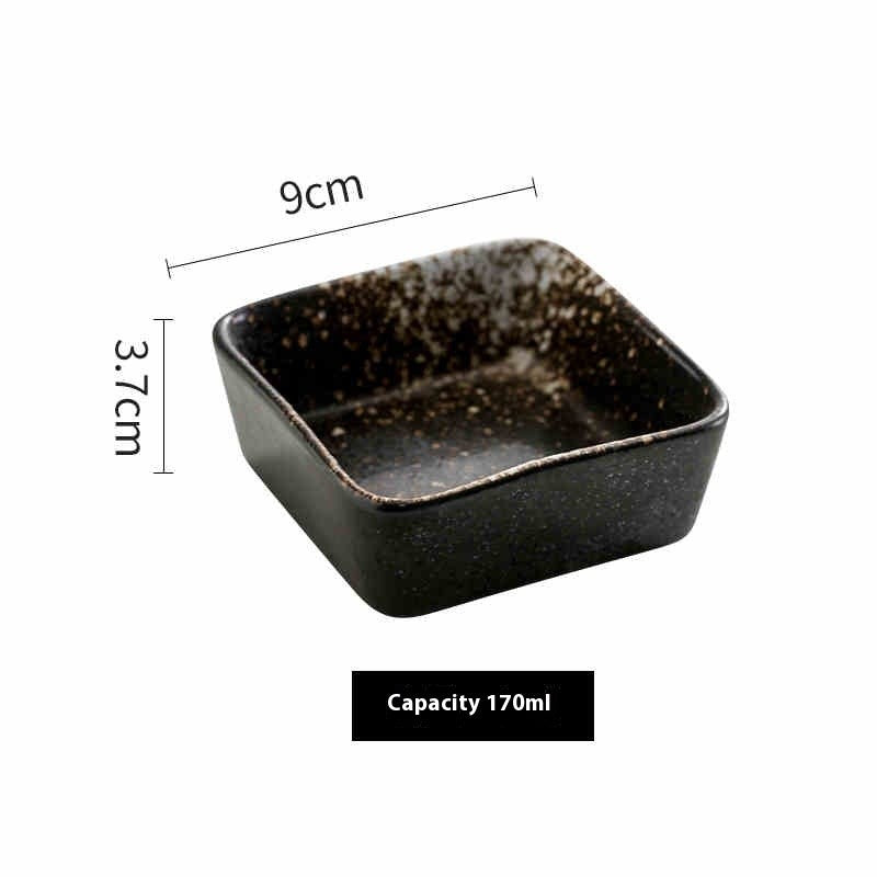 Square Ceramic Seasoning Dish - Underglaze