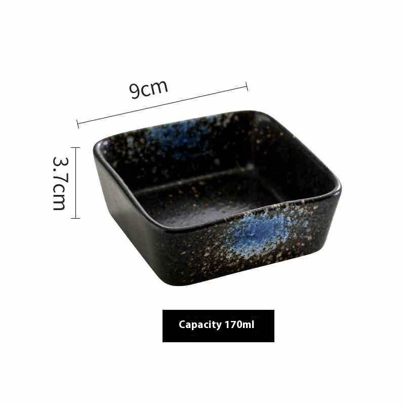 Square Ceramic Seasoning Dish - Underglaze