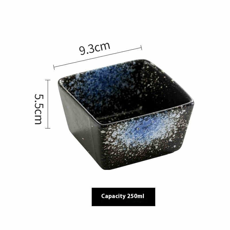 Square Ceramic Seasoning Dish - Underglaze