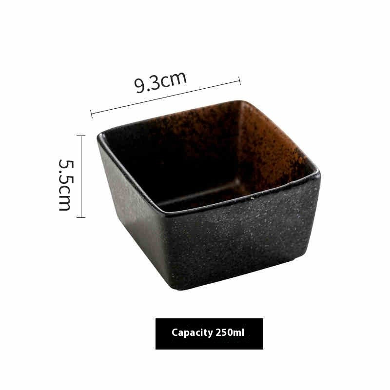Square Ceramic Seasoning Dish - Underglaze