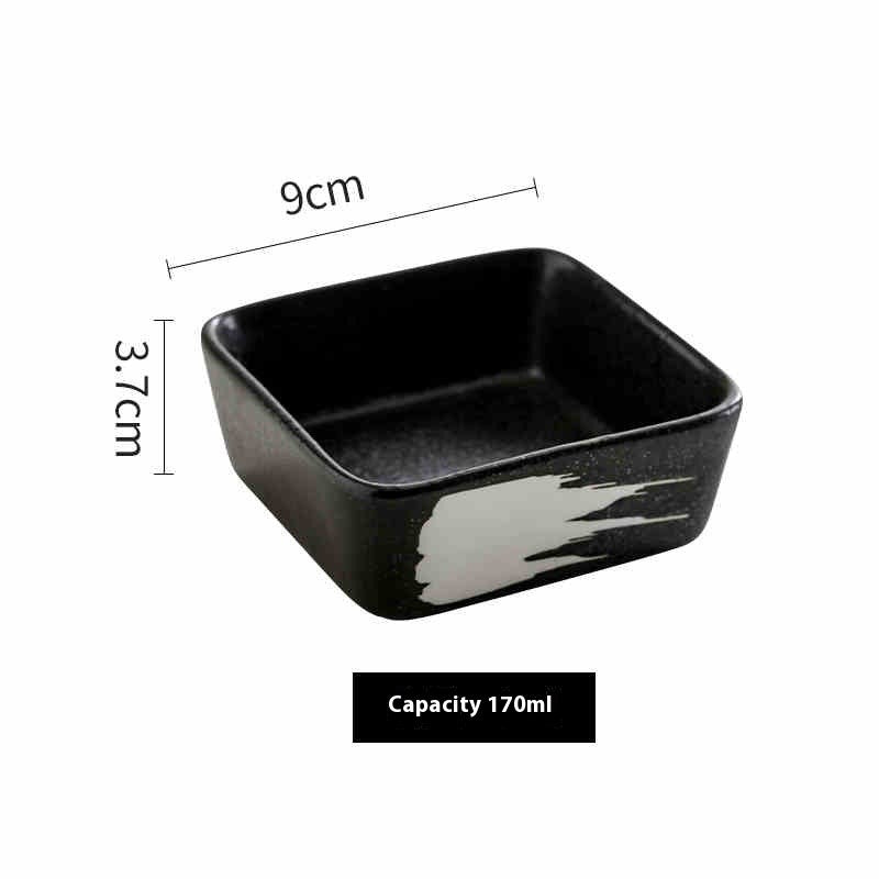 Square Ceramic Seasoning Dish - Underglaze