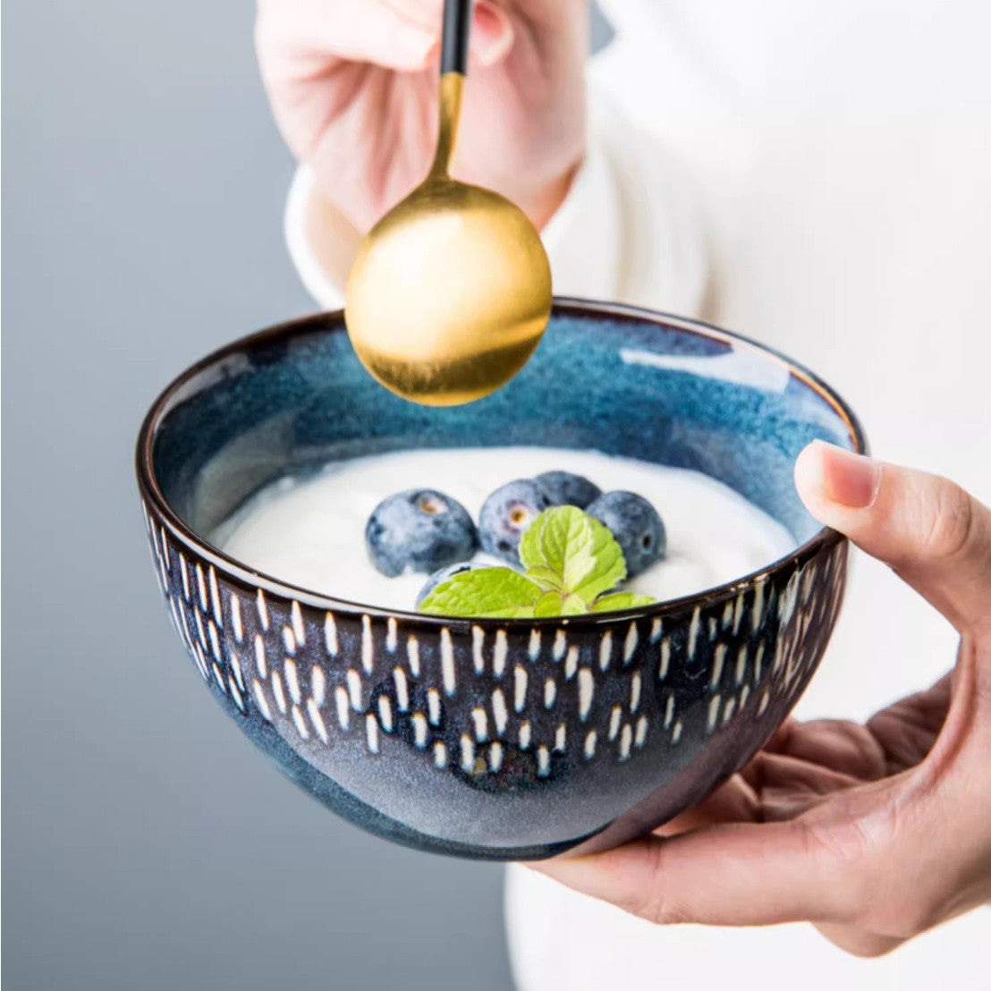 Hand-Painted Ceramic Bowl - 5 Inch