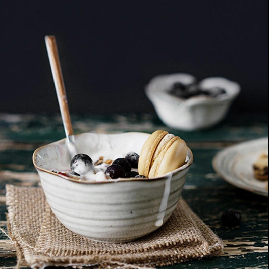 Small Ceramic Sauce & Rice Bowl - Underglaze